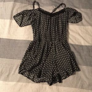Black and White Romper